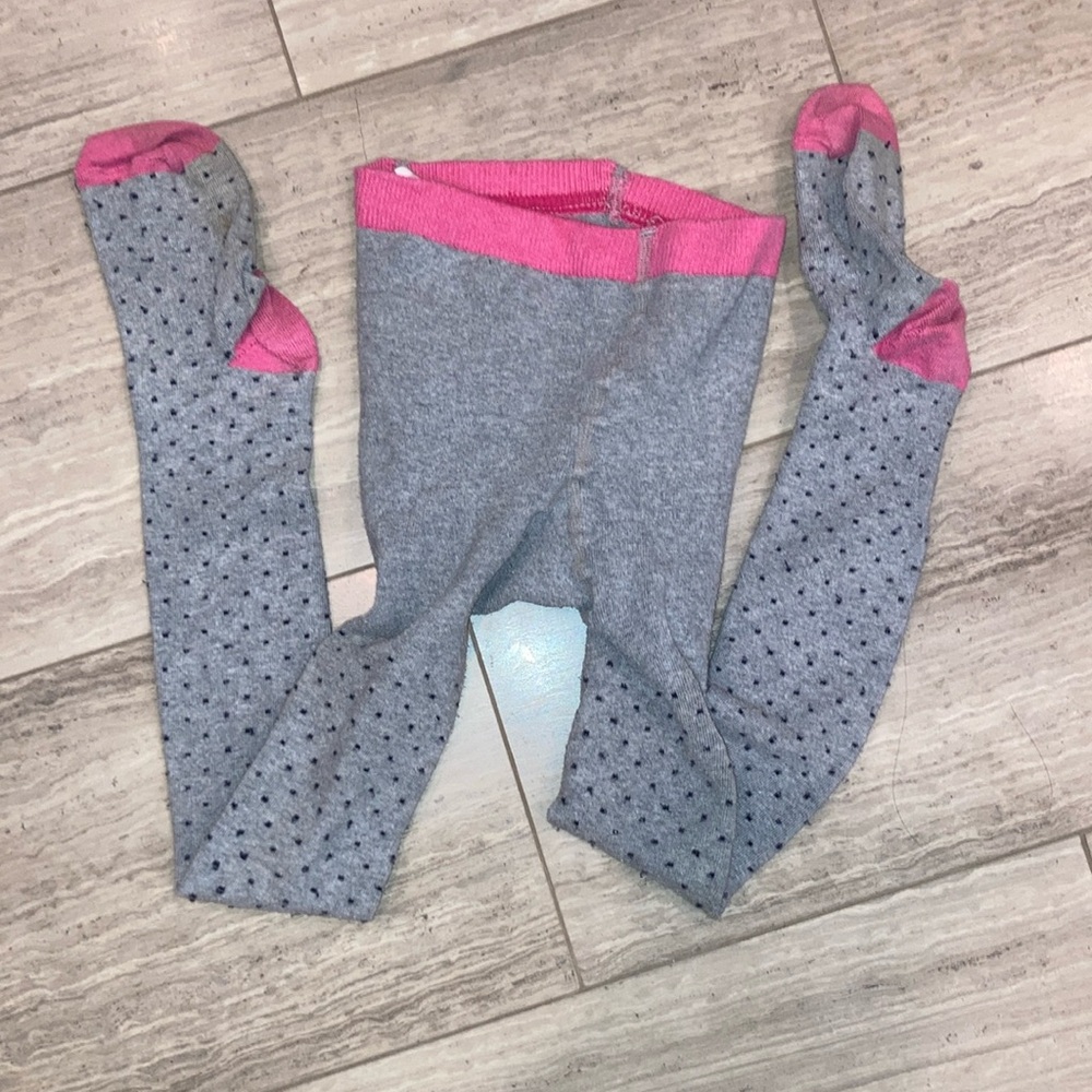 Girl’s gray tights. Mini Boden.